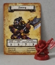 Heroquest Heroe Zwerg plus Karte